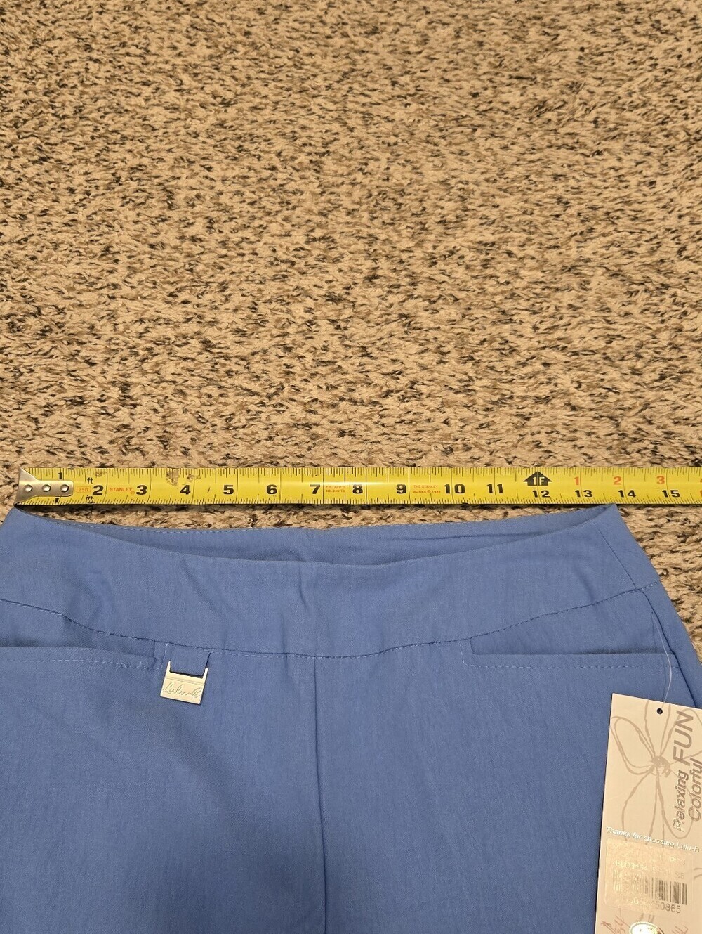 Lulu-B Pull-on Flat Front Bermuda Shorts- Size 6 NWT - Picture 8 of 11